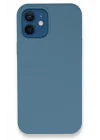 Mey İthalat®   iPhone 12 Kılıf Lansman Legant Silikon - Açık Mavi