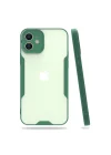 Mey İthalat®   iPhone 12 Kılıf Platin Silikon - Yeşil