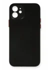 Mey İthalat®   iPhone 12 Kılıf PP Ultra İnce Kapak - Siyah