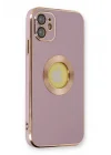 Mey İthalat®   iPhone 12 Kılıf Store Silikon - Mor