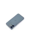 Mey İthalat®  iPhone 12 Metal Kamera Lens Koruma Cam - Mavi