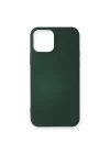 Mey İthalat®  iPhone 12 Mini Kılıf First Silikon - Koyu Yeşil