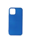 Mey İthalat®  iPhone 12 Mini Kılıf First Silikon - Mavi