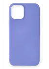 Mey İthalat®  iPhone 12 Mini Kılıf First Silikon - Mor