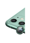 Mey İthalat®  iPhone 12 Mini Raze Metal Kamera Lens - Yeşil