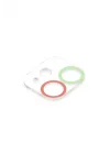 Mey İthalat®  iPhone 12 Mini Renkli Kamera Lens Koruma Cam - Yeşil-Pembe