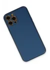 Mey İthalat®   iPhone 12 Pro Kılıf Coco Deri Silikon Kapak - Açık Mavi