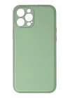 Mey İthalat®  iPhone 12 Pro Kılıf Coco Deri Silikon Kapak - Açık Yeşil