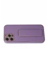 Mey İthalat®   iPhone 12 Pro Kılıf Coco Deri Standlı Kapak - Lila