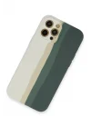 Mey İthalat®   iPhone 12 Pro Kılıf Ebruli Lansman Silikon - Beyaz-Gri