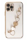Mey İthalat®   iPhone 12 Pro Kılıf Esila Silikon - Beyaz