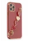 Mey İthalat®   iPhone 12 Pro Kılıf Esila Silikon - Kırmızı