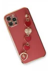 Mey İthalat®   iPhone 12 Pro Kılıf Esila Silikon - Kırmızı