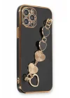 Mey İthalat®   iPhone 12 Pro Kılıf Esila Silikon - Siyah