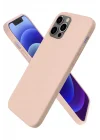 Mey İthalat®  iPhone 12 Pro Kılıf First Silikon - Pudra
