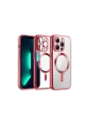 Mey İthalat®   iPhone 12 Pro Kılıf Kross Magneticsafe Kapak - Kırmızı