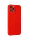 Mey İthalat®  iPhone 12 Pro Kılıf Lansman Glass Kapak - Kırmızı