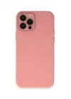 Mey İthalat®  iPhone 12 Pro Kılıf Lansman Glass Kapak - Pembe