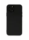 Mey İthalat®  iPhone 12 Pro Kılıf Lansman Glass Kapak - Siyah