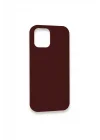 Mey İthalat®   iPhone 12 Pro Kılıf Lansman Legant Silikon - Bordo