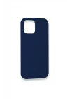 Mey İthalat®   iPhone 12 Pro Kılıf Lansman Legant Silikon - Lacivert