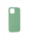 Mey İthalat®   iPhone 12 Pro Kılıf Lansman Legant Silikon - Yeşil