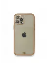 Mey İthalat®   iPhone 12 Pro Kılıf Liva Taşlı Silikon - Pembe
