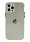 Mey İthalat®   iPhone 12 Pro Kılıf Miami Şeffaf Silikon - Şeffaf