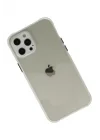 Mey İthalat®   iPhone 12 Pro Kılıf Miami Şeffaf Silikon - Şeffaf