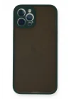 Mey İthalat®  iPhone 12 Pro Kılıf Montreal Silikon Kapak - Yeşil