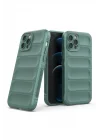 Mey İthalat®  iPhone 12 Pro Kılıf Optimum Silikon - Koyu Yeşil