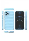 Mey İthalat®  iPhone 12 Pro Kılıf Optimum Silikon - Sky Blue