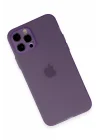 Mey İthalat®  iPhone 12 Pro Kılıf Puma Silikon - Koyu Mor