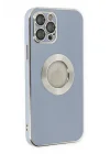 Mey İthalat®   iPhone 12 Pro Kılıf Store Silikon - Sierra Blue