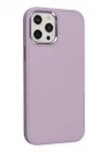 Mey İthalat®  iPhone 12 Pro Max Kılıf Asya Deri Silikon - Lila