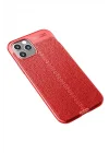 Mey İthalat®   iPhone 12 Pro Max Kılıf Auto Focus Kapak - Kırmızı