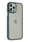 Mey İthalat®  iPhone 12 Pro Max Kılıf Dora Kapak - Haki Yeşil