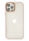 Mey İthalat®  iPhone 12 Pro Max Kılıf Dora Kapak - Pudra