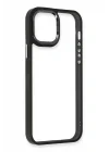 Mey İthalat®   iPhone 12 Pro Max Kılıf Dora Kapak - Siyah