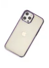 Mey İthalat®  iPhone 12 Pro Max Kılıf Element Silikon - Mor
