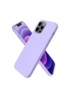 Mey İthalat®  iPhone 12 Pro Max Kılıf First Silikon - Lila