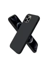 Mey İthalat®  iPhone 12 Pro Max Kılıf First Silikon - Siyah