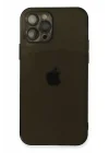 Mey İthalat®   iPhone 12 Pro Max Kılıf Fly Lens Silikon - Siyah