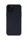 Mey İthalat®  iPhone 12 Pro Max Kılıf Lansman Glass Kapak - Lacivert