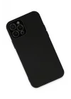 Mey İthalat®  iPhone 12 Pro Max Kılıf Lansman Glass Kapak - Siyah