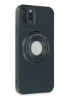 Mey İthalat®  iPhone 12 Pro Max Kılıf Lukka Magneticsafe Kapak - Koyu Yeşil