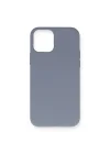 Mey İthalat®  iPhone 12 Pro Max Kılıf Nano içi Kadife Silikon - Gri
