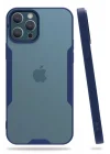 Mey İthalat®   iPhone 12 Pro Max Kılıf Platin Silikon - Lacivert