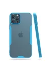 Mey İthalat®   iPhone 12 Pro Max Kılıf Platin Silikon - Mavi
