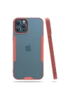 Mey İthalat®   iPhone 12 Pro Max Kılıf Platin Silikon - Pembe